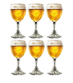 Grimbergen Beer Glasses 250 ml - Set of 6