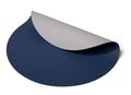 Jay Hill Placemats Leather - Light Grey / Blue - ∅ 38 cm - Set of 6