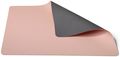 Jay Hill Placemat - Vegan leather - Gray / Pink - double-sided - 46 x 33 cm