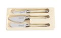 Laguiole Style De Vie Cheese Knives Mother-of-Pearl 3-Piece Set
