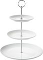 Maxwell &amp; Williams Afternoon Tea Stand / Serving Tower Diamonds Round - 3-Layered