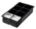 Sareva Ice Cube Mold - 8 large ice cubes - Silicone - Easy Release - Reusable