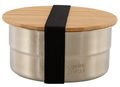 Point-Semicolon Round Lunchbox Bamboo 850 ml