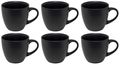 Cookinglife Coffee Cups Black Tie 240 ml - 6 Pieces
