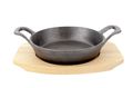 Cookinglife Serving Pan - with plank - Cosy Cast Iron ø 15 cm