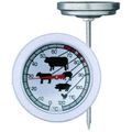 Meat Thermometer Stainless Steel White Waterproof