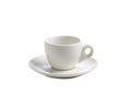 Maxwell &amp; Williams Espresso cup with saucer White Basics Round 70 ml