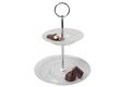 Cosy &amp; Trendy Afternoon Tea Stand / Serving Tower Retro - Glass - ø 18 cm - 2-Layer