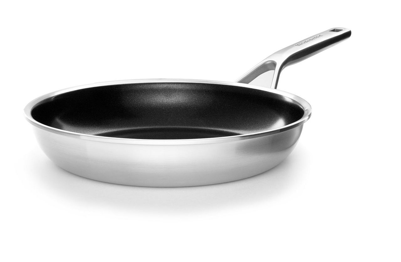 KitchenAid® 5-Ply Stainless-Steel Mixed Material Fry Pan Set, 8 1/4 & 12  1/4