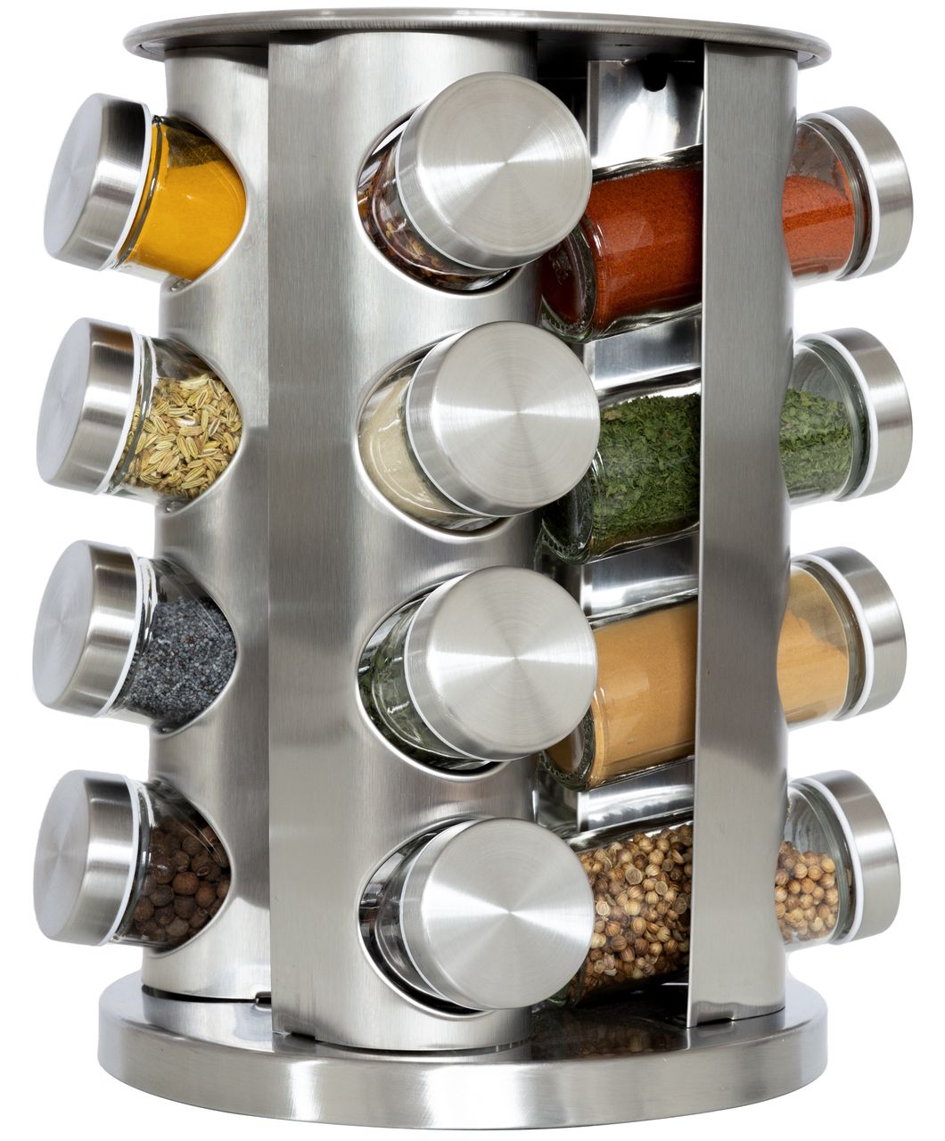 2024,set Of 16 Spice Jars White Stainless Steel Spice Jars Salt