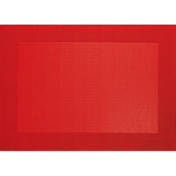 ASA Placemat Red 33x46cm Table Mat Table Mat Place Mat Plastic Washable 