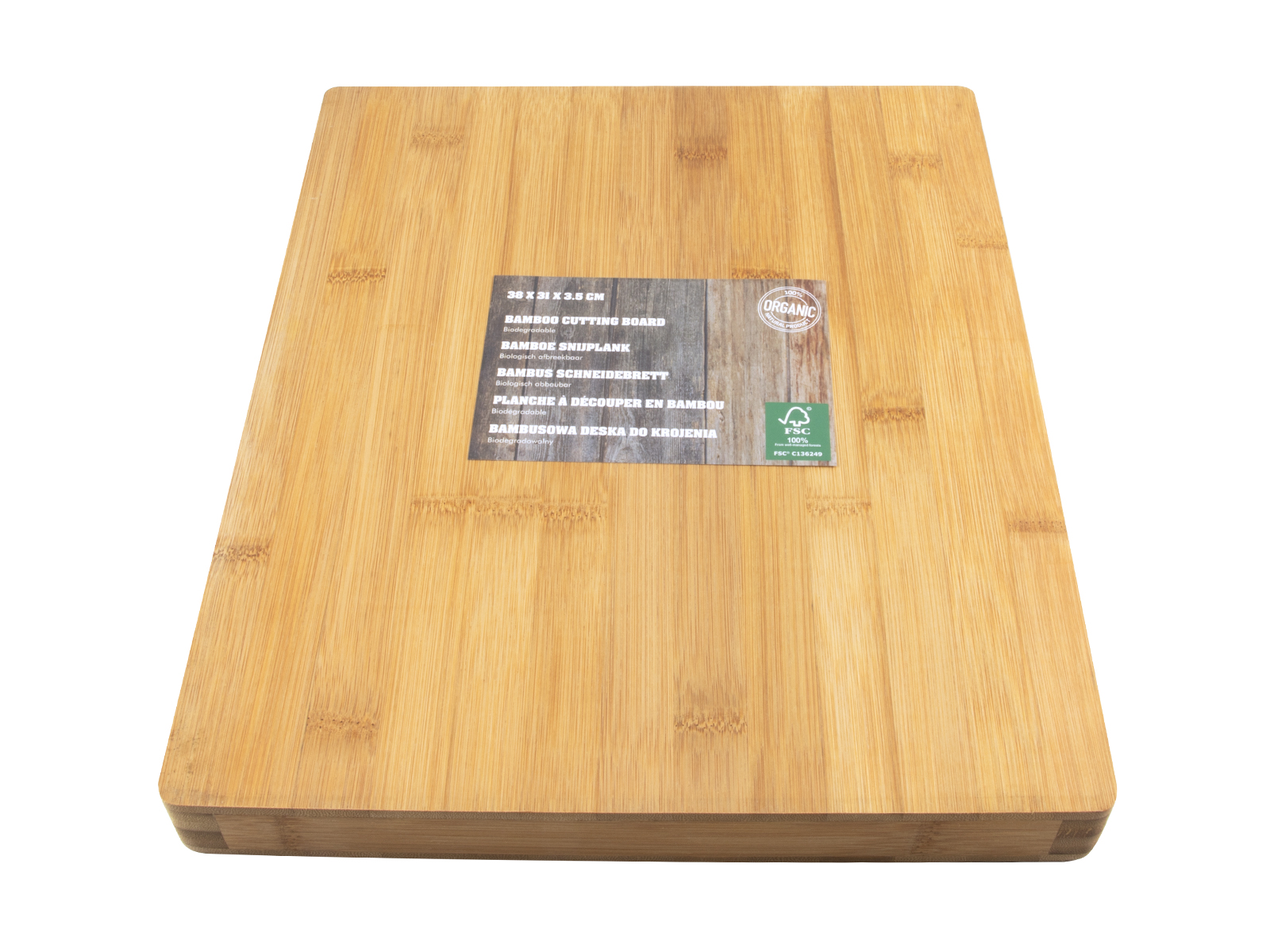 Zassenhaus bread cutting board bamboo 42x28.5x2 cm