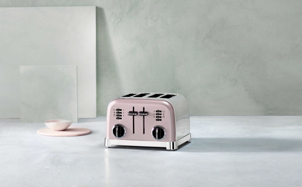 Pink Retro Style Cuisinart Toaster ,cuisinart Toaster, 4 Slice Toaster,  Pink Appliances, Pink Cuisinart 4 Slot Toaster 