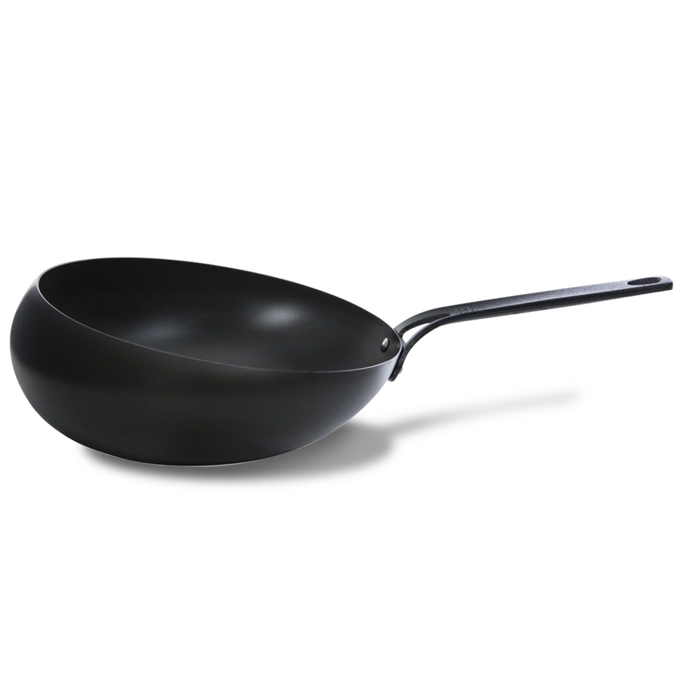 BK Cookware Black Carbon Steel BBQ Fry Pan - 12-Inch
