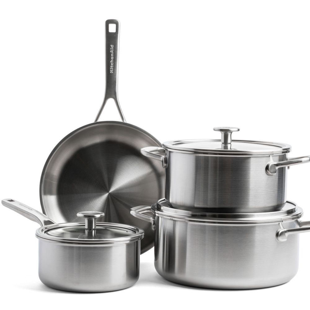 Tri-Ply Stainless Steel Cookware - 7 PC Set