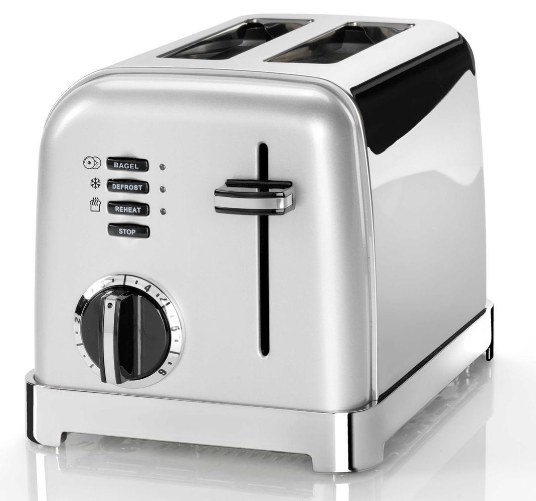 Cuisinart Toaster Style - CPT160SE - defrost function - 6 settings -  Frosted Pearl