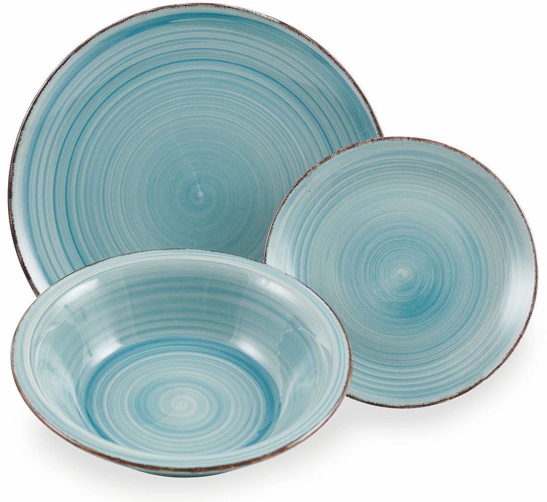 Villa d'Este Dinnerware Set Baita Acqua Ocean 12-Piece