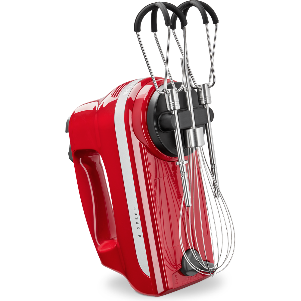 KitchenAid 8 6-Speed Hand Mixer in Empire Red