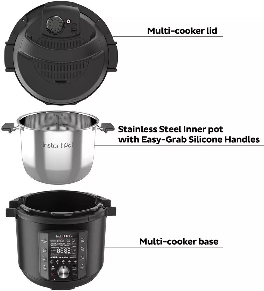 Instant Pot Multicooker / Slowcooker Pro - 7.6 Liters - 1600 W