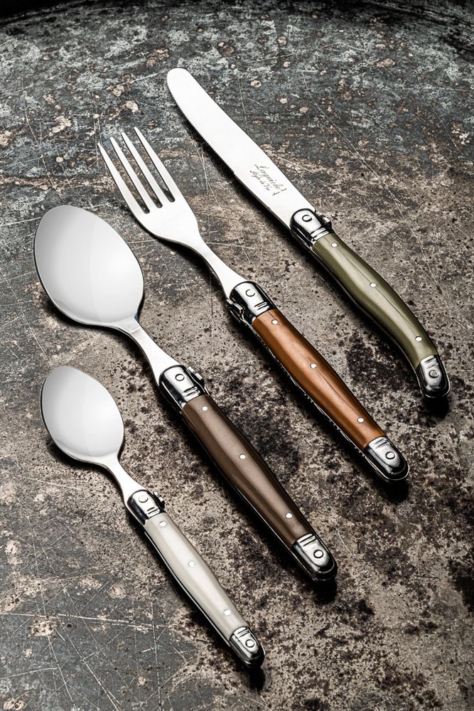 Laguiole Style de Vie Cutlery Set Couvert Premium Line Treasure 24-Piece