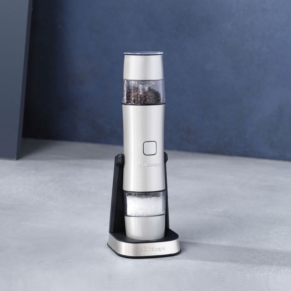 Cuisinart Salt and Pepper Set 2-in-1 Style - electric - Silver