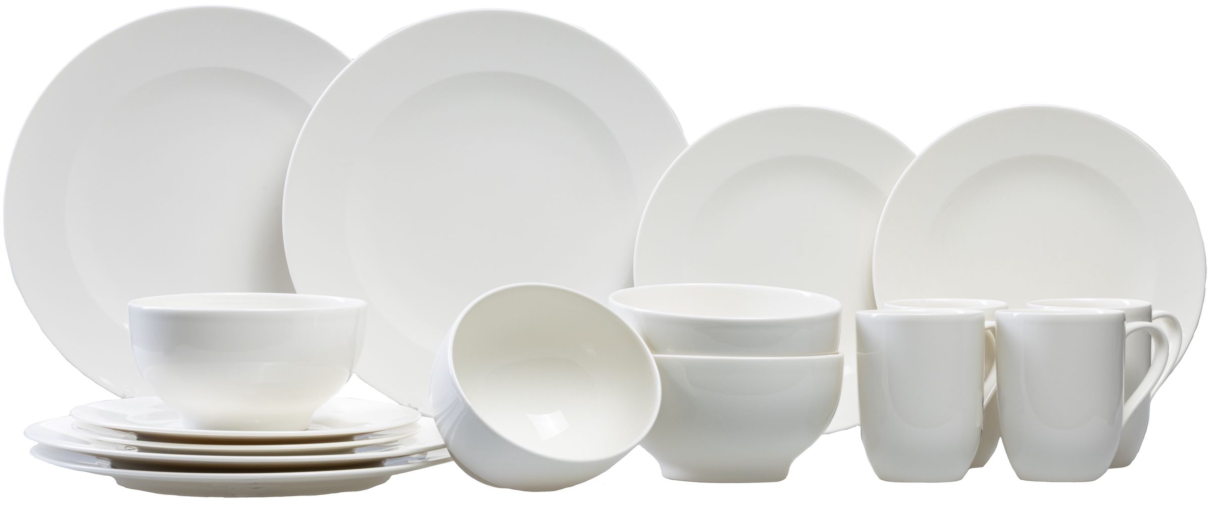 Premium Porcelain Villeroy & Boch 10-4153-8543 for Me Dinnerware White 
