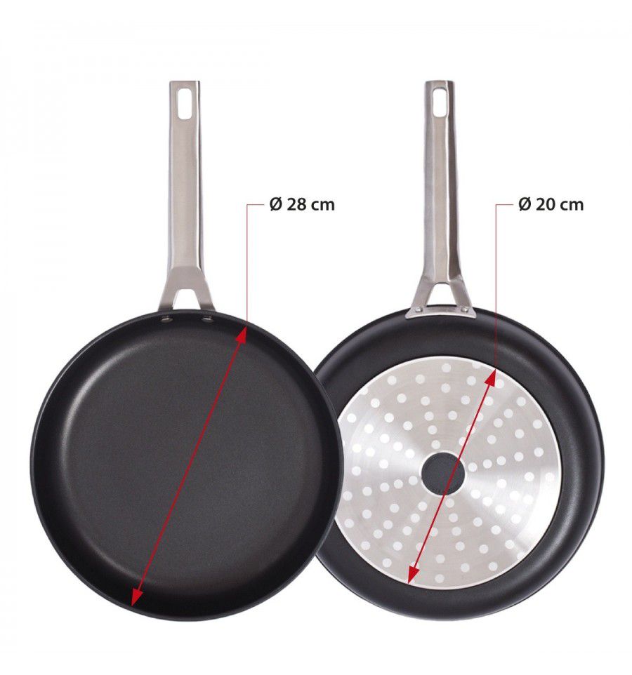 Cast aluminum non-stick griddle pan made in Spain [Valira]