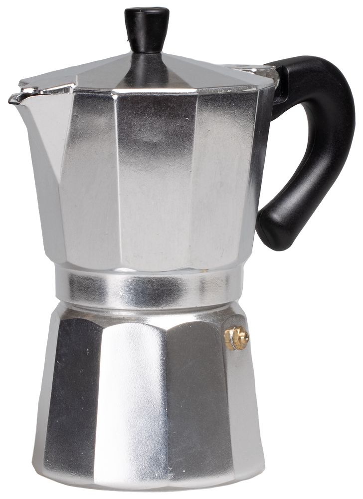 Vintage Stovetop Coffee Maker Gefu, Moka Pot, Metal Coffee