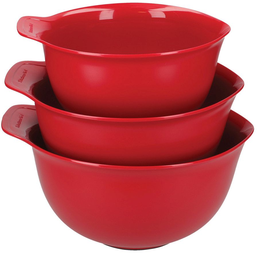KitchenAid Set of 3 Non-Slip Mixing Bowls