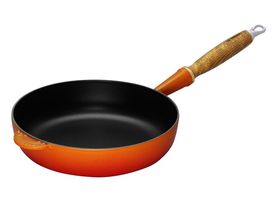 Saute Pans with enameled non-stick coating