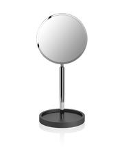 Decor Walther Stone Vanity Mirror - Black/Chrome