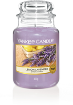 Yankee Candle Large Lemon Lavender - 17 cm / ø 11 cm