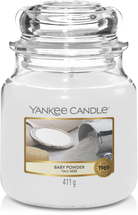 Yankee Candle Medium Baby Powder - 13 cm / ø 11 cm