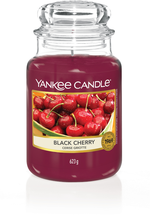 Yankee Candle Large Black Cherry - 17 cm / ø 11 cm