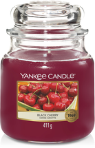 Yankee Candle Medium Black Cherry - 13 cm / ø 11 cm