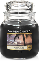 Yankee Candle Medium Black Coconut - 13 cm / ø 11 cm