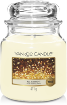 Yankee Candle Medium All is Bright - 13 cm / ø 11 cm