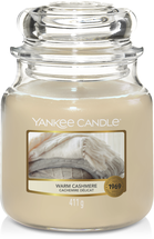 Yankee Candle Medium Warm Cashmere - 13 cm / ø 11 cm