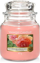 Yankee Candle Medium Jar Sun-Drenched Apricot rose