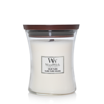WoodWick Scented Candle Medium Solar Ylang - 11 cm / ø 10 cm