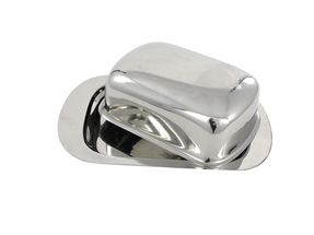 CasaLupo Butter Dish Stainless Steel 19 x 15 cm