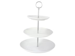 CasaLupo 3-Tier Afternoon Tea Stand Porcelain