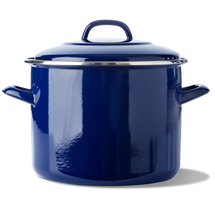 BK Stock Pot Indigo Blue Enamelled - ø 24 cm / 8.7 L