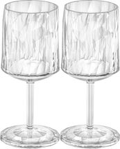 Koziol Wine Glasses - unbreakable - Superglass - 200 ml - 2 Pieces