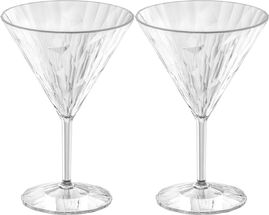 Koziol Cocktail Glasses - unbreakable - Superglass - 250 ml - 2 Pieces