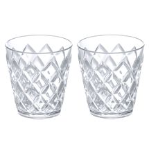 Koziol Water Glasses - unbreakable - Crystal 250 ml - 2 Pieces