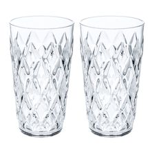 Koziol Long Drink Glass Crystal 450 ml - Set of 2