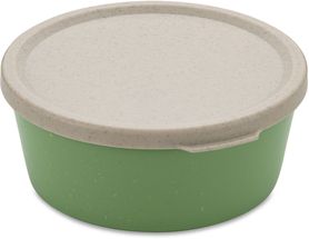 Koziol Food Storage Container/ Bowl with lid - Connect - Green - 16 x 16 x 7 cm / 890 ml