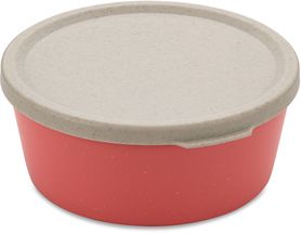 Koziol Food Storage Container/ Bowl with lid - Connect - Pink - 16 x 16 x 7 cm / 890 ml