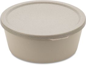 Koziol Food Storage Container/ Small Bowl with Lid- Connect - Cream - 13 x 13 x 5 cm / - 400 ml